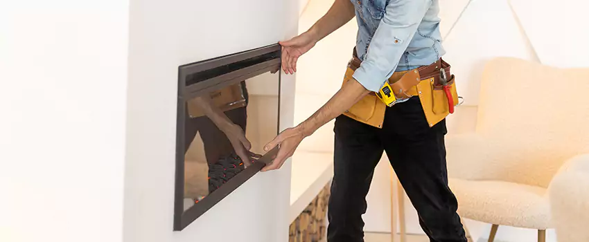 Metal Fireplace Installation in Fishers, Indiana
