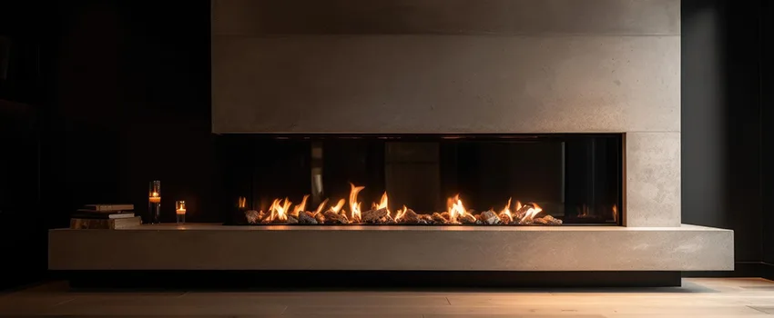 Gas Fireplace Ember Bed Design Services in Fishers, Indiana