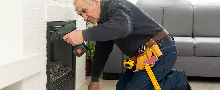 New Indoor Fireplace Installation in Fishers, Indiana