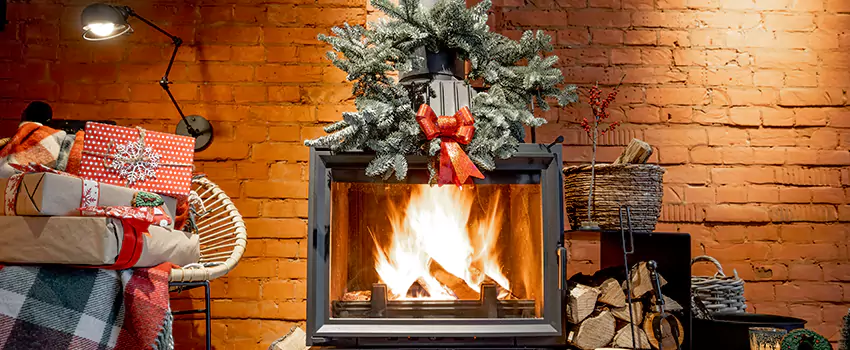 Travis Industries Linear Gas Fireplace Installation in Fishers, Indiana