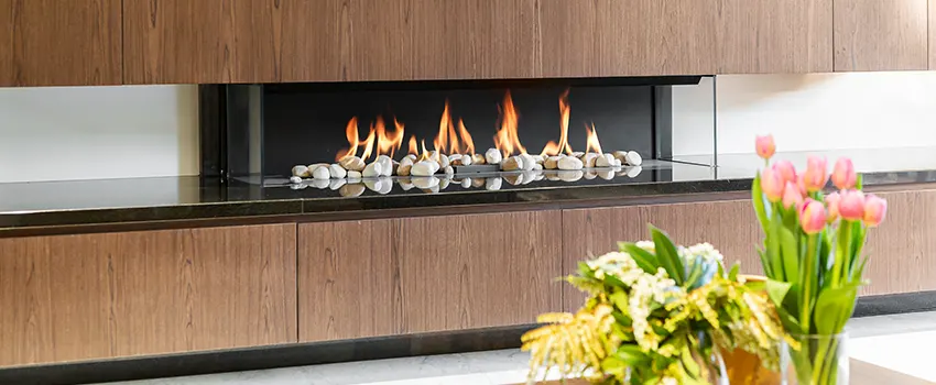 Double-height Fireplace Design Refurbishment in Fishers, Indiana